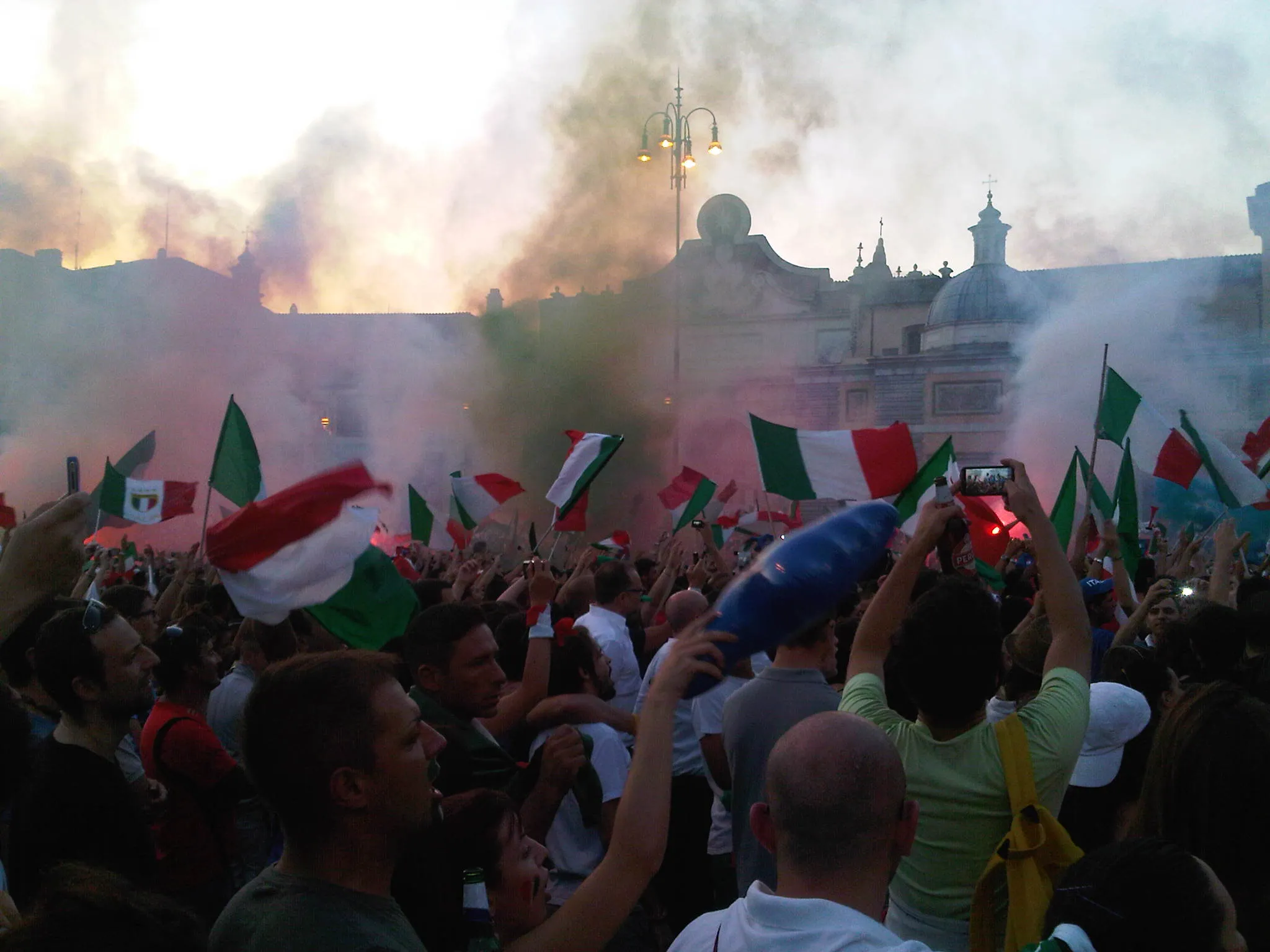 On a maté Italie-Allemagne à Rome
