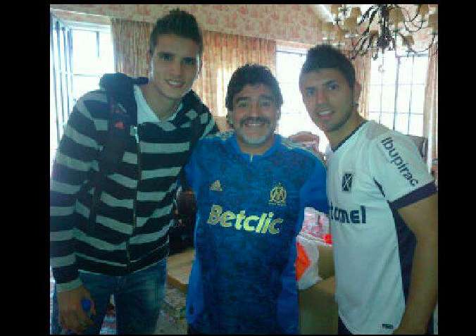 Photo : Maradona fan de l&rsquo;OM ?