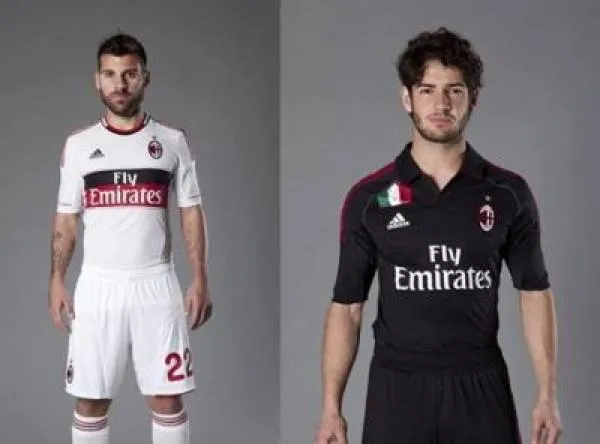Photo : les nouveaux maillots du Milan AC