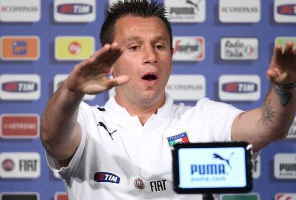 Photo : Cassano en conférence de presse