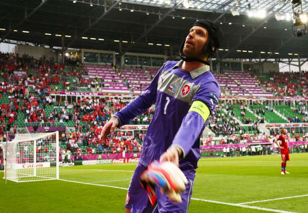 Petr Cech le comique