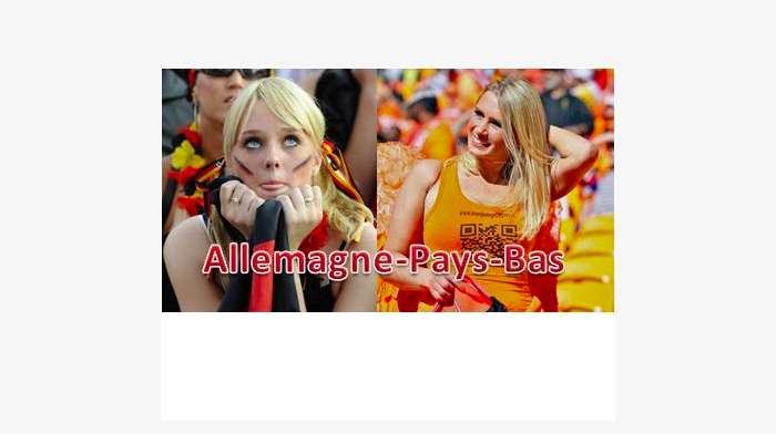 Photo : Allemagne-Pays Bas, ça promet