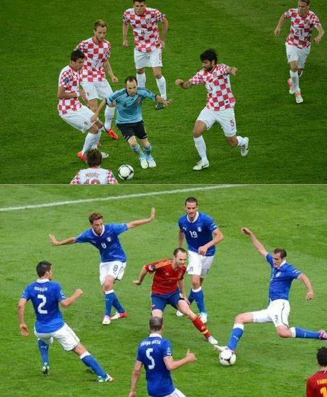 Photo : Iniesta, l&rsquo;ennemi public numéro 1