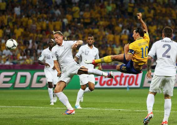 Photo : Zlatan et le parallélisme