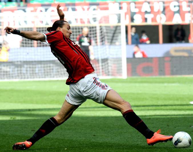 Zlatan furieux contre le Milan AC