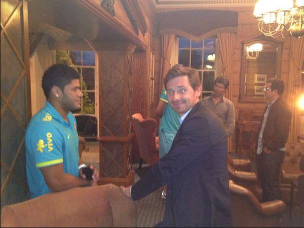 Photo : Villas-Boas rencontre Hulk