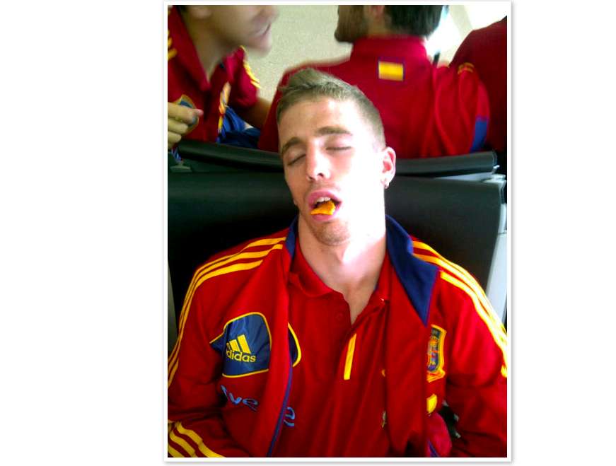 Photo : Muniain n&rsquo;aurait pas du dormir