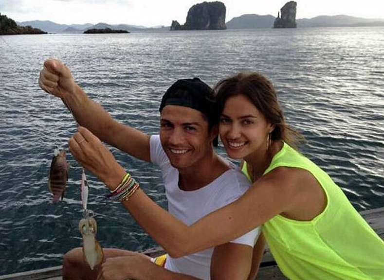 Photo : Cristiano Ronaldo à la pêche