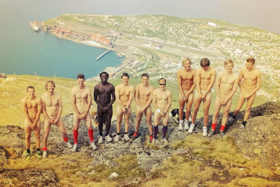 Photo : L&rsquo;équipe pose à poil