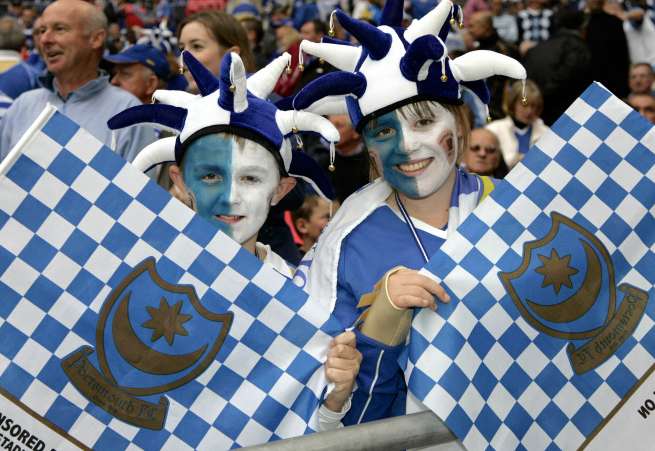 Les fans de Portsmouth tentent tout