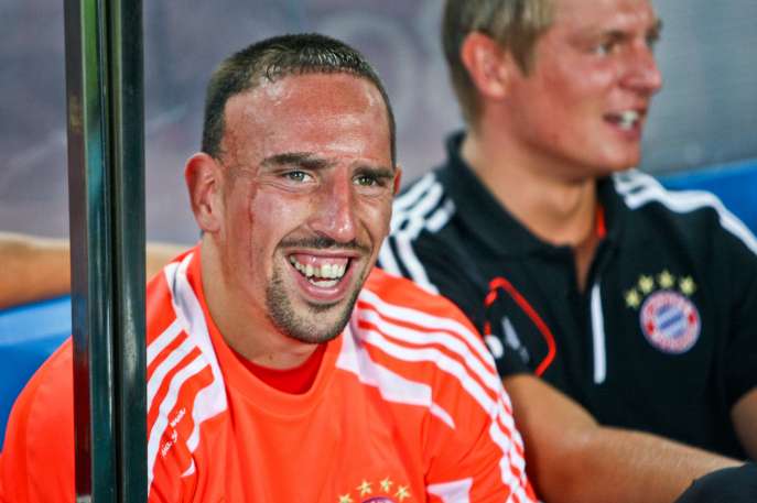 Photo : Franck Ribéry tout bronzé