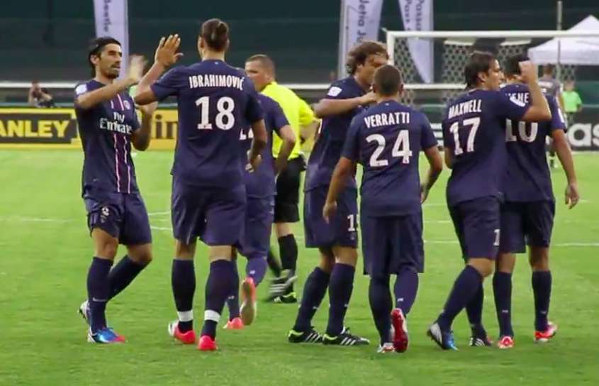 Le premier éclair de Zlatan