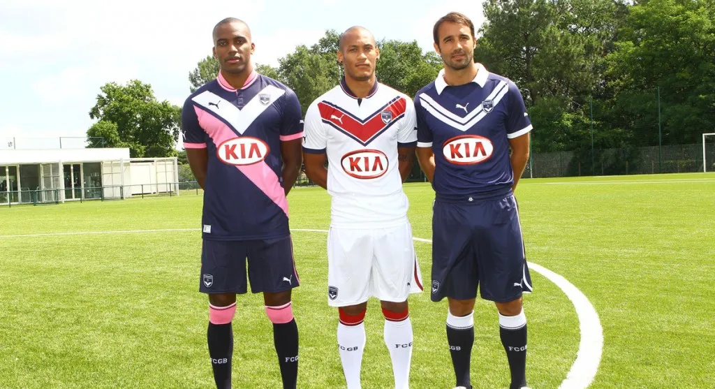 Photo : Les nouveaux maillots des Girondins