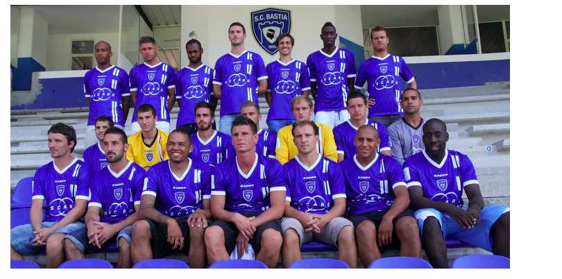 Photo : Le nouveau maillot de Bastia