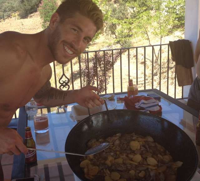Photo : Sergio Ramos se fait plaisir
