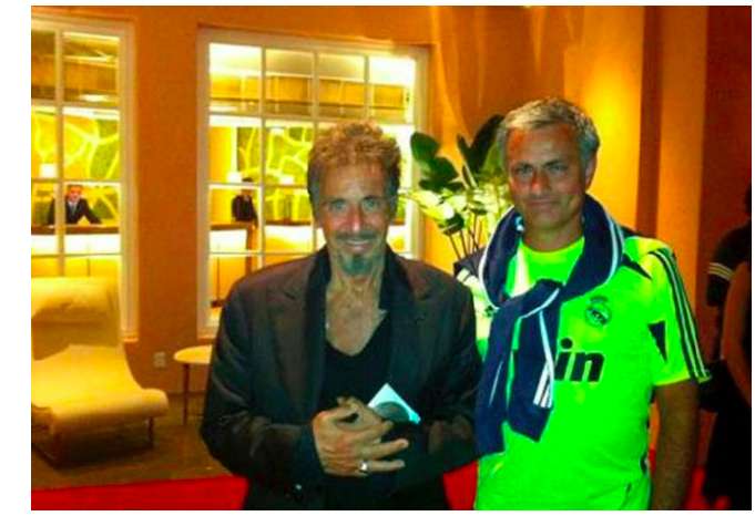 Photo : Mourinho avec Al Pacino