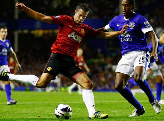Manchester United chute à Everton