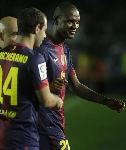 Photo : Abidal à la présentation officielle