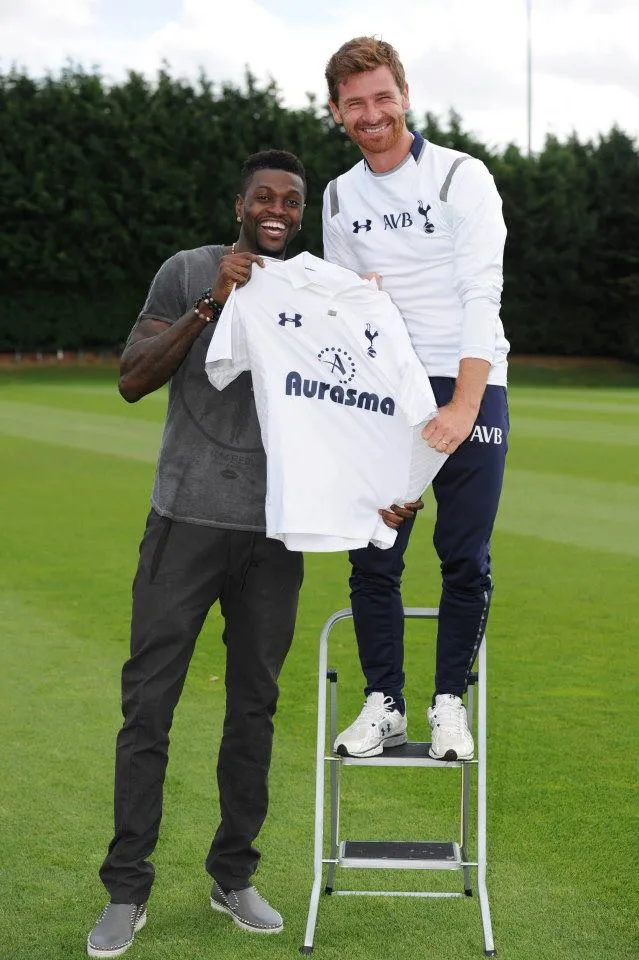 Photo : AVB à hauteur d&rsquo;Adebayor