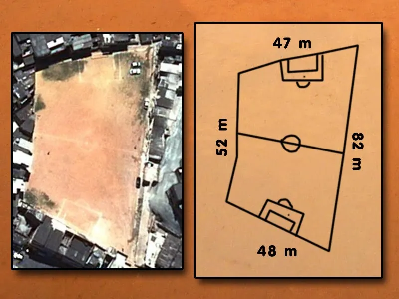 Photo: un terrain bien difforme