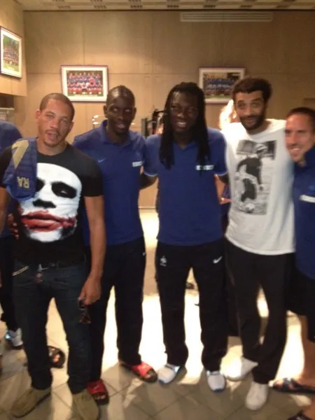 Photo: Joey Starr à Clairefontaine