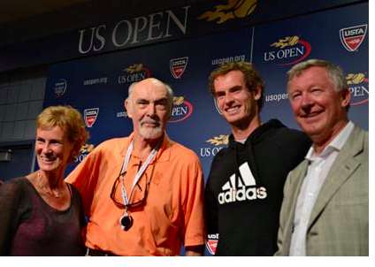 Photo: Alex Ferguson et Andy Murray