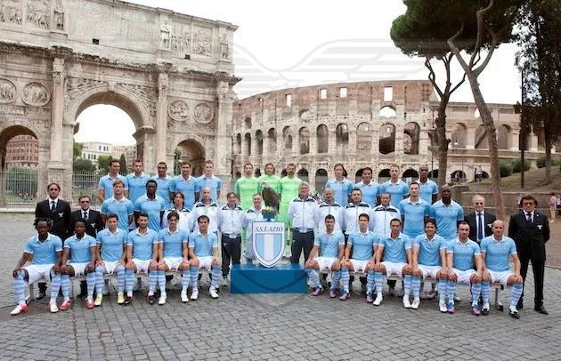 Photo : La Lazio au Colisée