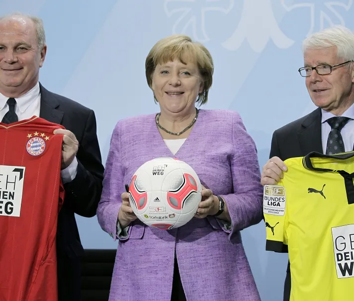 Merkel et les footballeurs gays