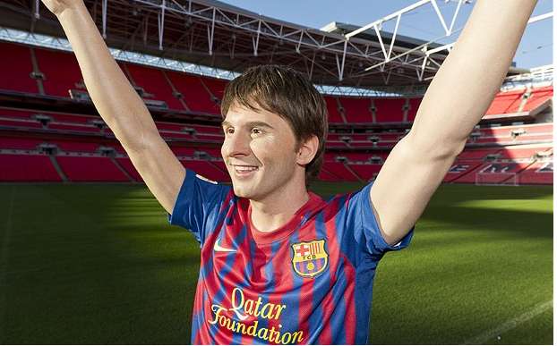 Photo: La statue de cire de Messi