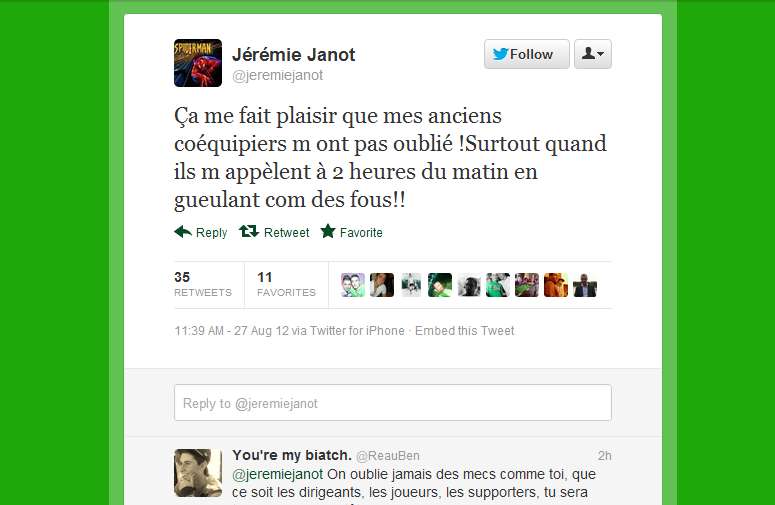 Photo : Le tweet de Janot