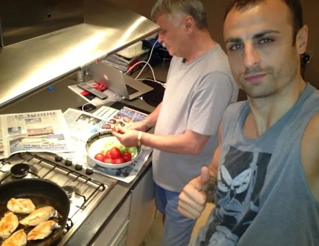 Photo : Berbatov est peinard