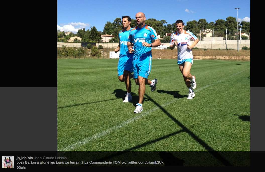Photo : Le footing de Barton à la Commanderie