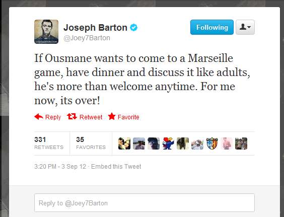 Barton invite Dabo à dîner