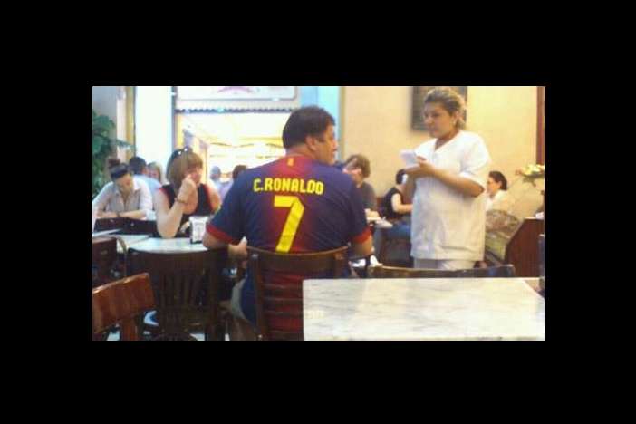 Photo : Le Cristiano Ronaldo barcelonais