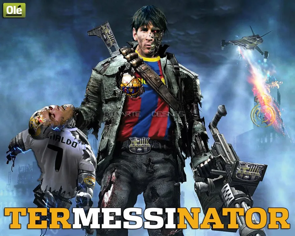 Photo : Messi en Terminator