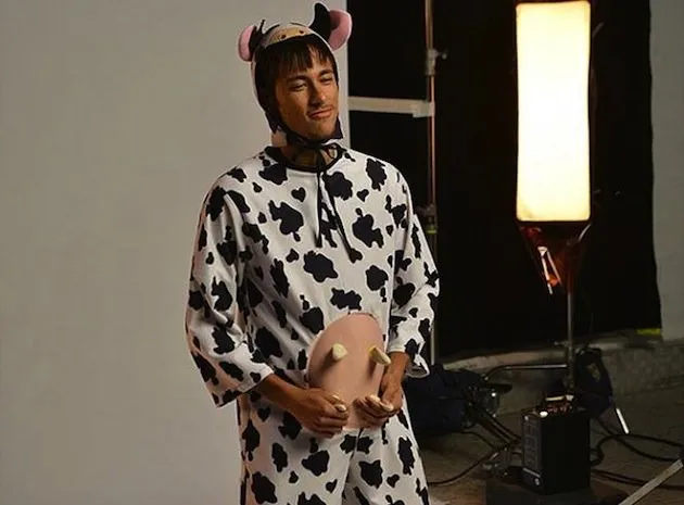 Photo : Neymar, peau de vache