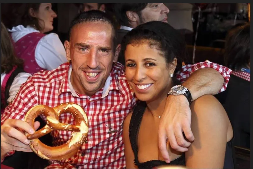 Photo : Ribéry et son bretzel