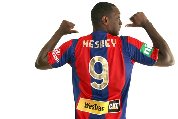 Photo : Heskey aux Newcastle Jets