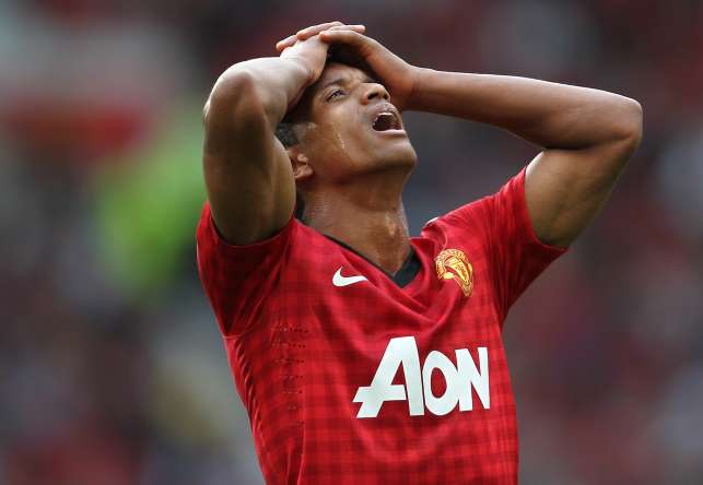 Nani frappe un coéquipier