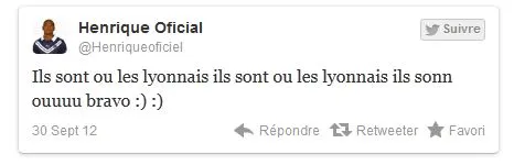 Photo : Henrique chambre les Lyonnais