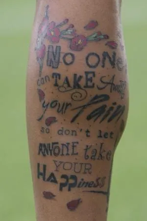 Photo : le tatouage d&rsquo;Andre Santos