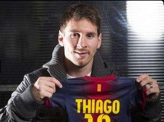 Photo : Le fils de Messi a déjà son maillot