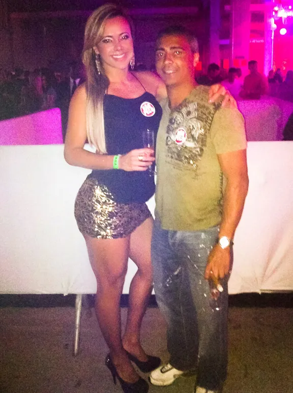 Photo : Romario et sa bimbo !