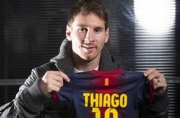 Messi et un couffin