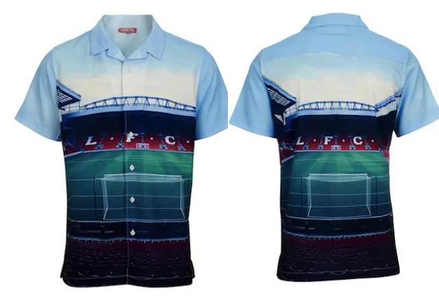 Photo : la chemisette de Liverpool