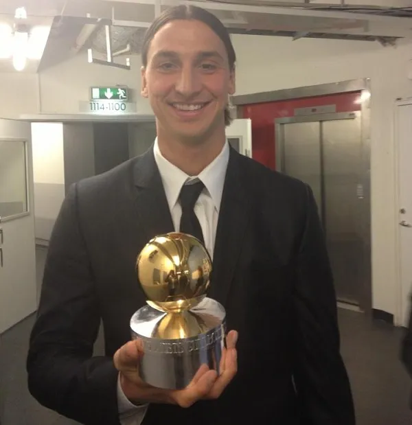 Photo : Zlatan primé