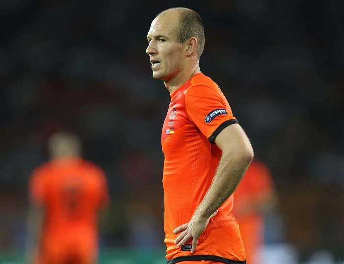 Robben voit les Allemands au-dessus