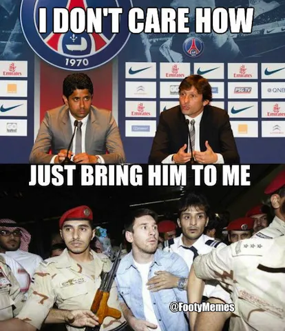 Photo : Le PSG enlève Messi !