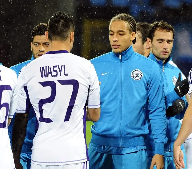 Photo : Witsel et Wasilewski font la paix