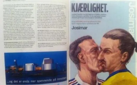 Photo : un baiser entre Ibra et Ribéry